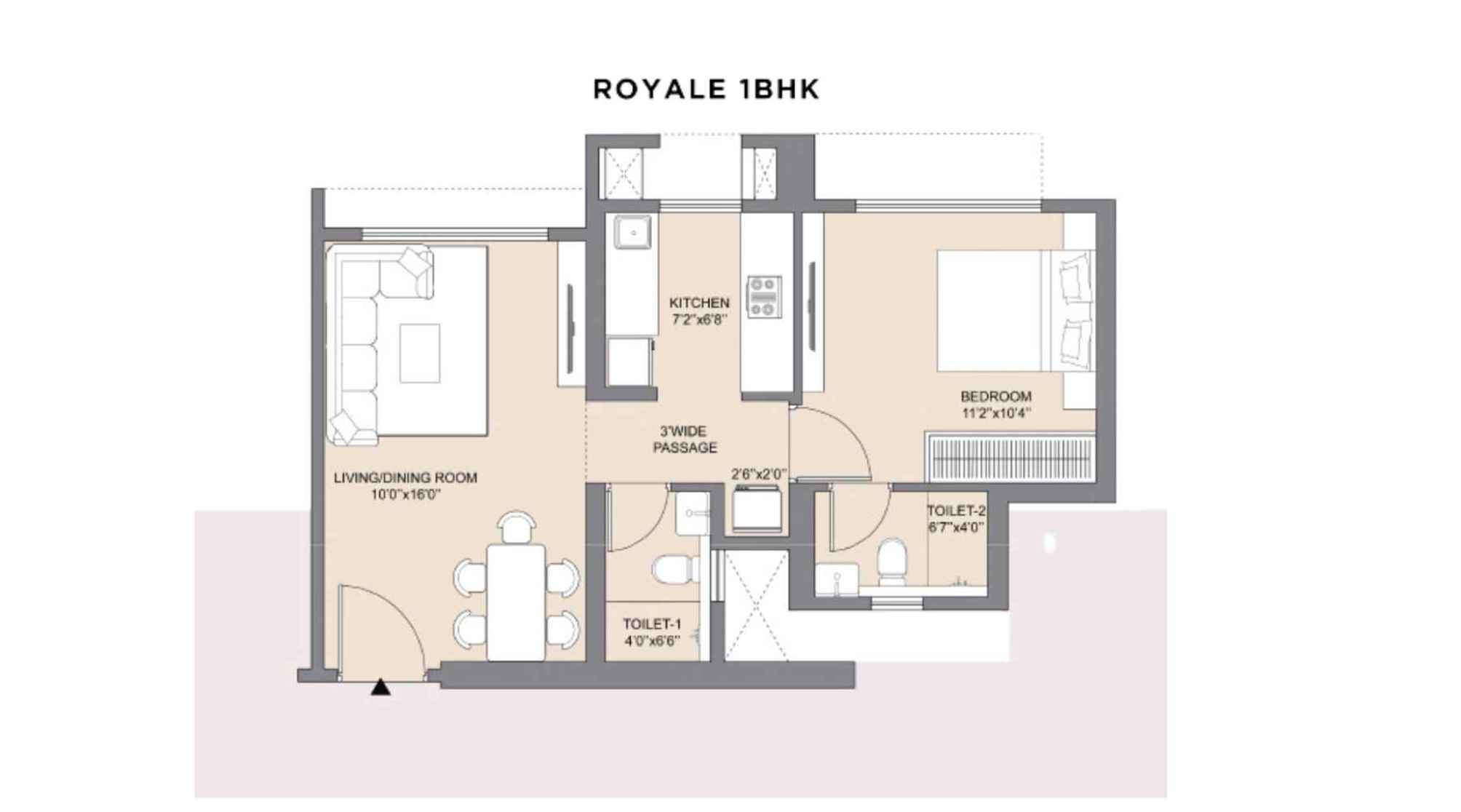 Chandak-Highscape-City-Floor-Plan-1-BHK-428-sqft